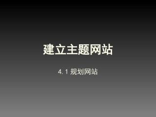 建立主题网站