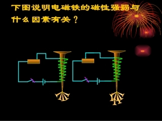 电磁铁的磁性强弱与什么有关