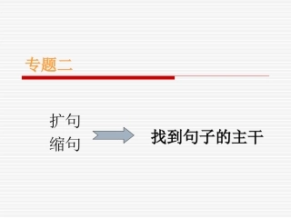小学生常见扩句缩句专题训练