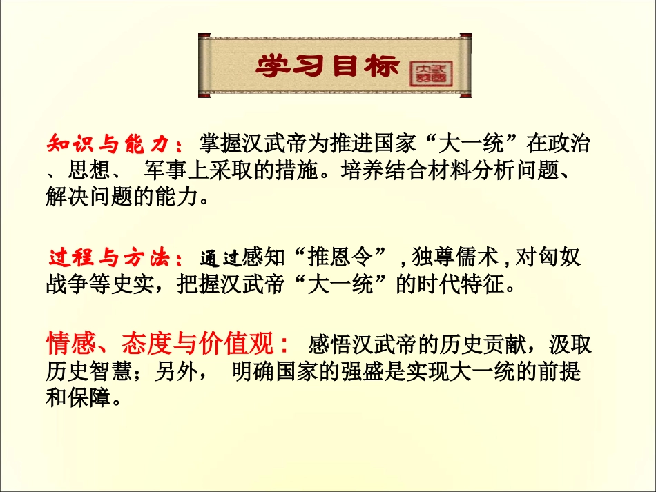 《汉武帝的大一统》课件_第3页
