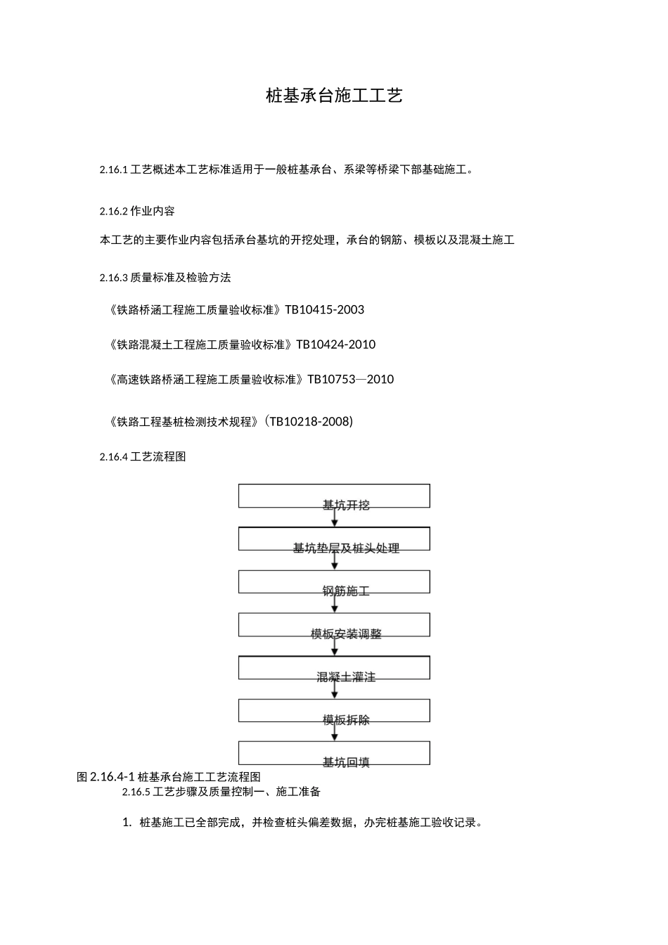桩基承台施工工艺_第1页