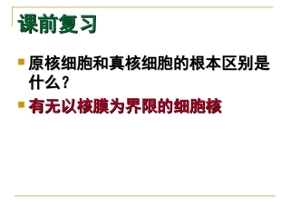 细胞的多样性和统一性第二课时