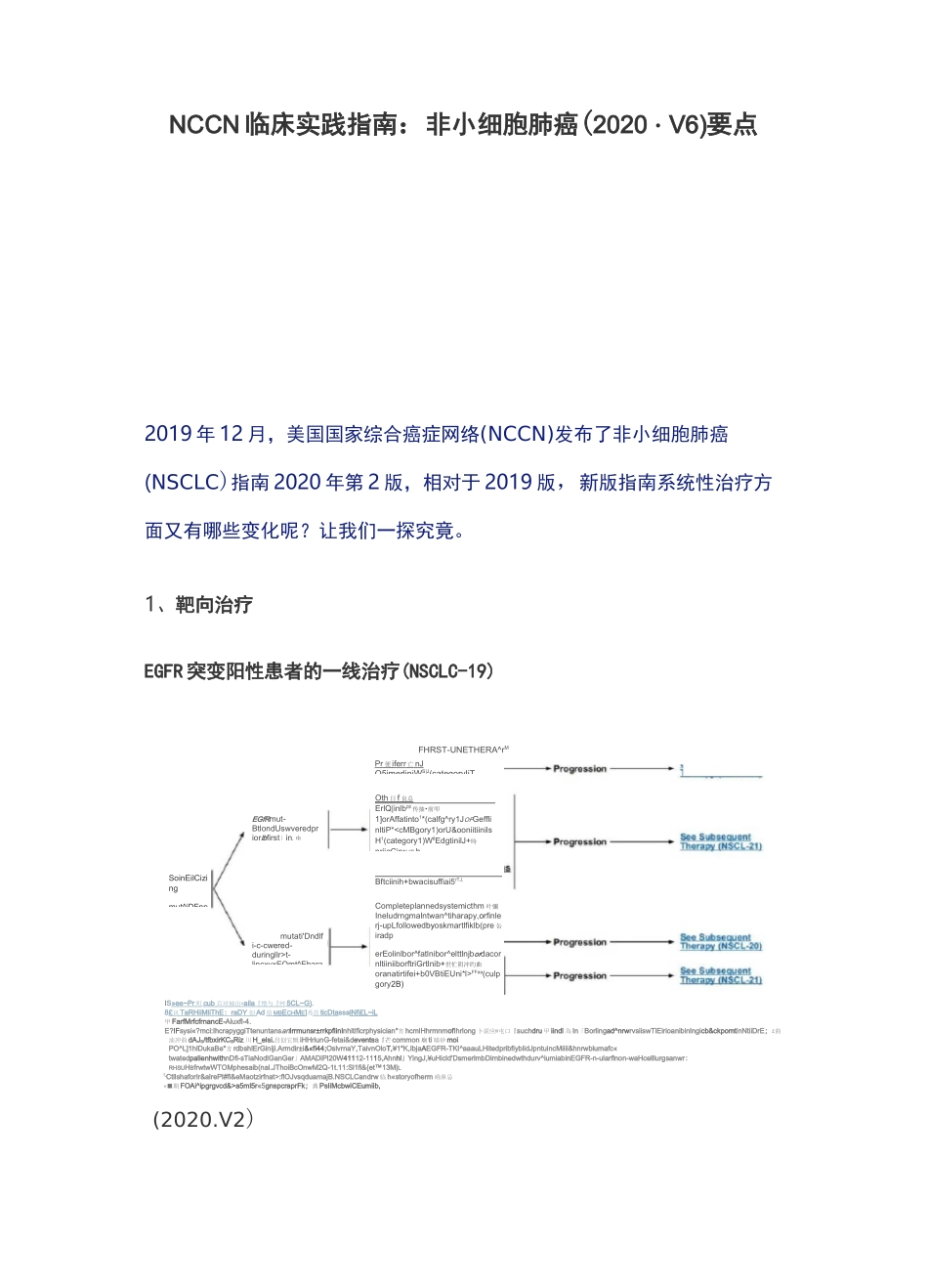 NCCN临床实践指南：非小细胞肺癌(2020.V6)_第1页