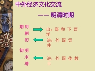 中外文化经济交流课件