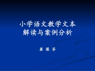 文本解读与案例分析