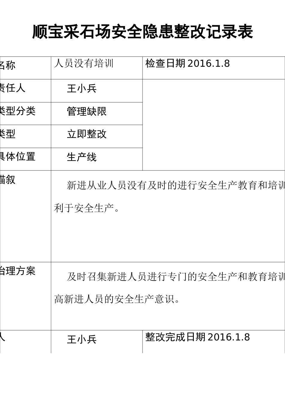 安全隐患整改记录_第1页
