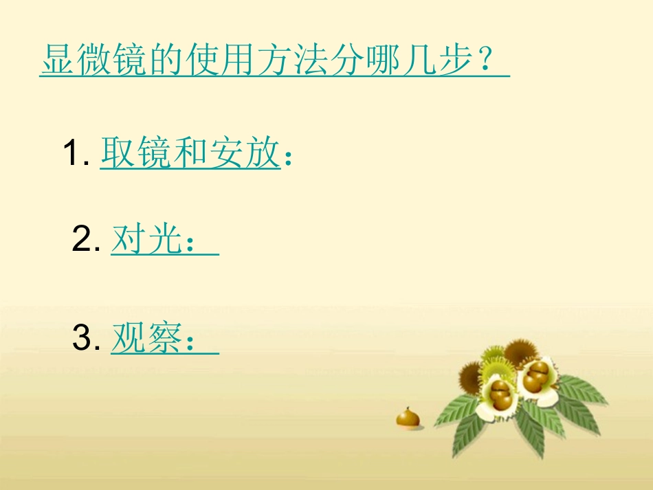 练习使用显微镜（上课用）_第3页