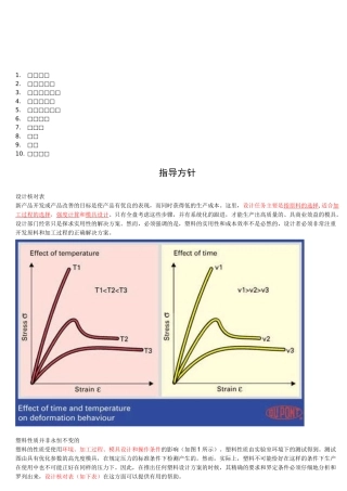 塑料产品的设计技巧
