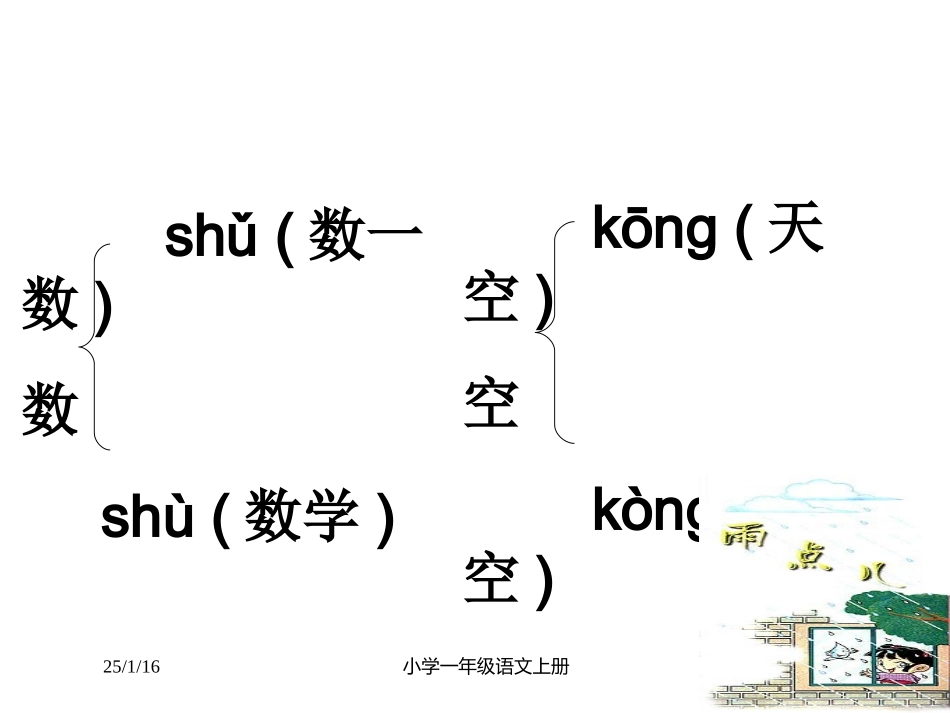 一年级语文上册人教版_免费12_雨点可用_第3页