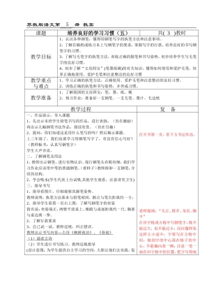 培养良好的学习习惯（5）