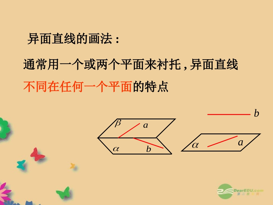 《空间中直线与直线之间的位置关系》课件_新人教A版必修2_第3页