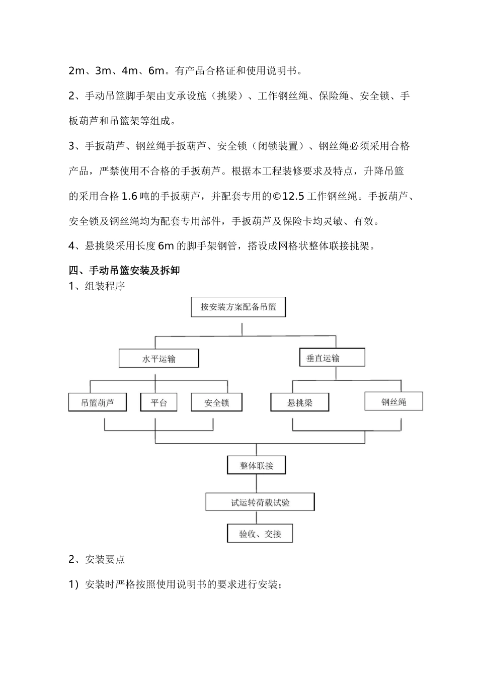 手动吊篮专项施工方案_第3页