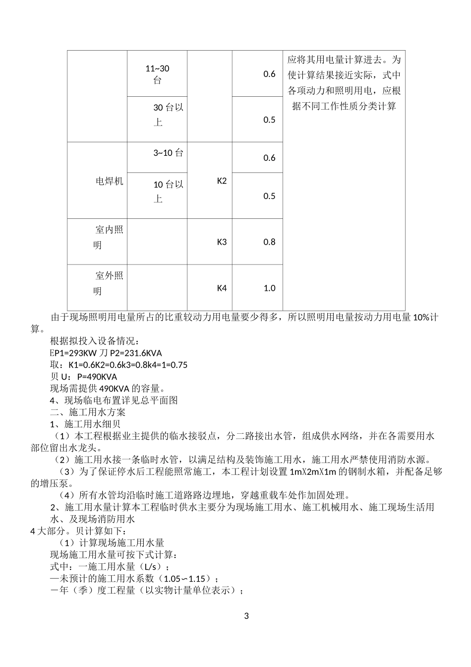 现场施工现场平面布置和临时设施布置_第3页