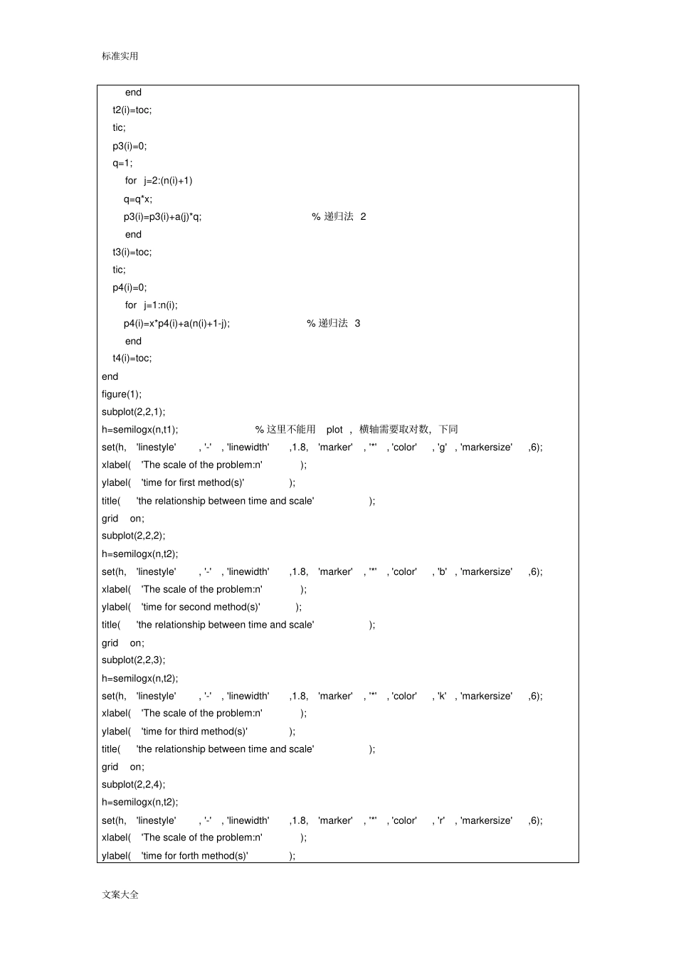 算法设计与分析报告大作业问题详解_第3页