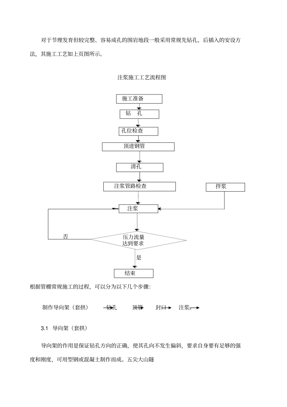 管棚施工工艺流程设计_第2页