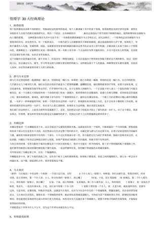 管理学十大理论