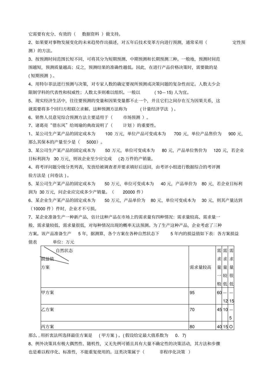 管理学基础相关试题_第3页