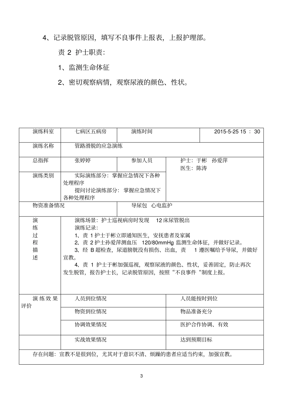 管路滑脱的应急演练_第3页
