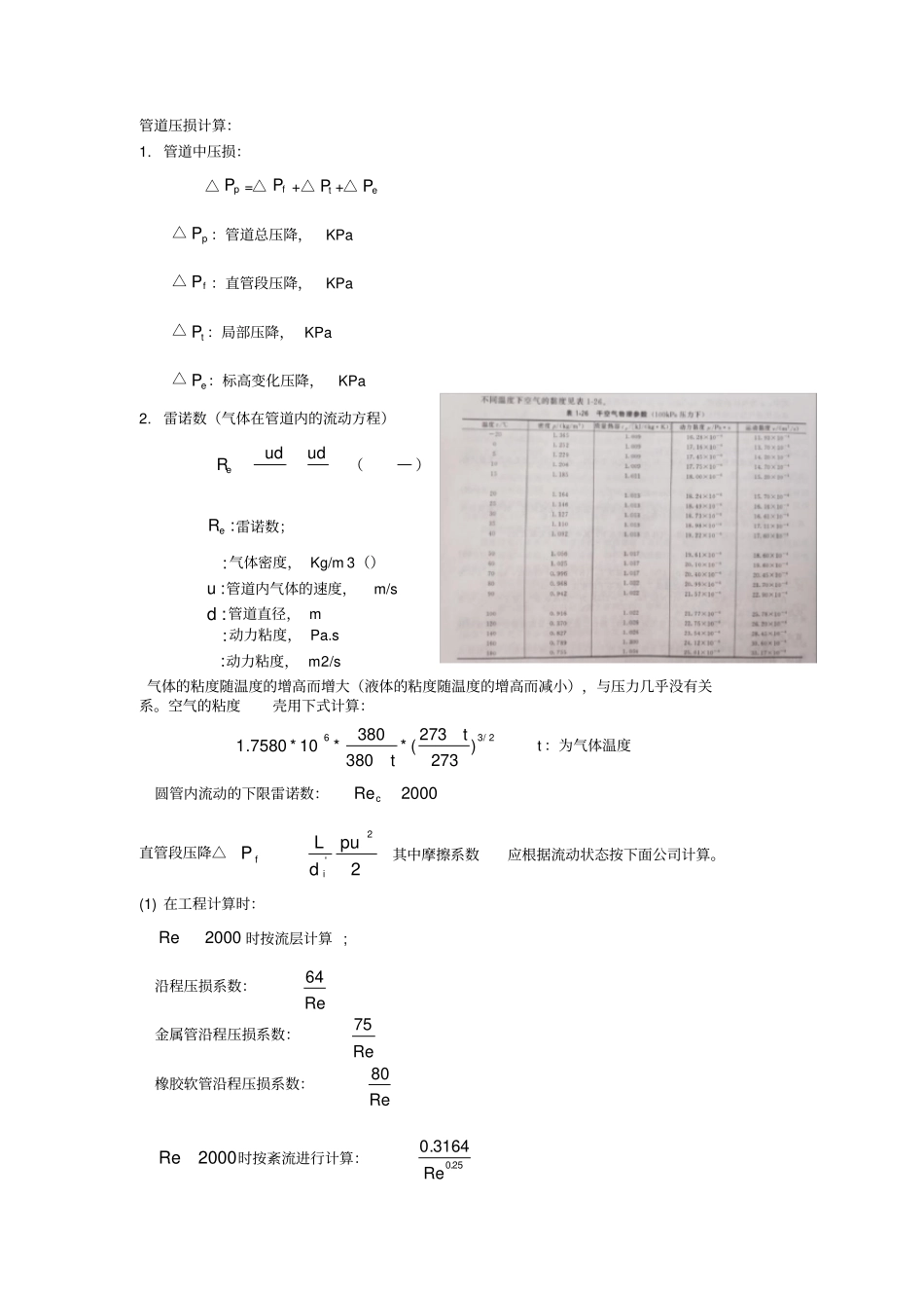 管道压损计算_第1页