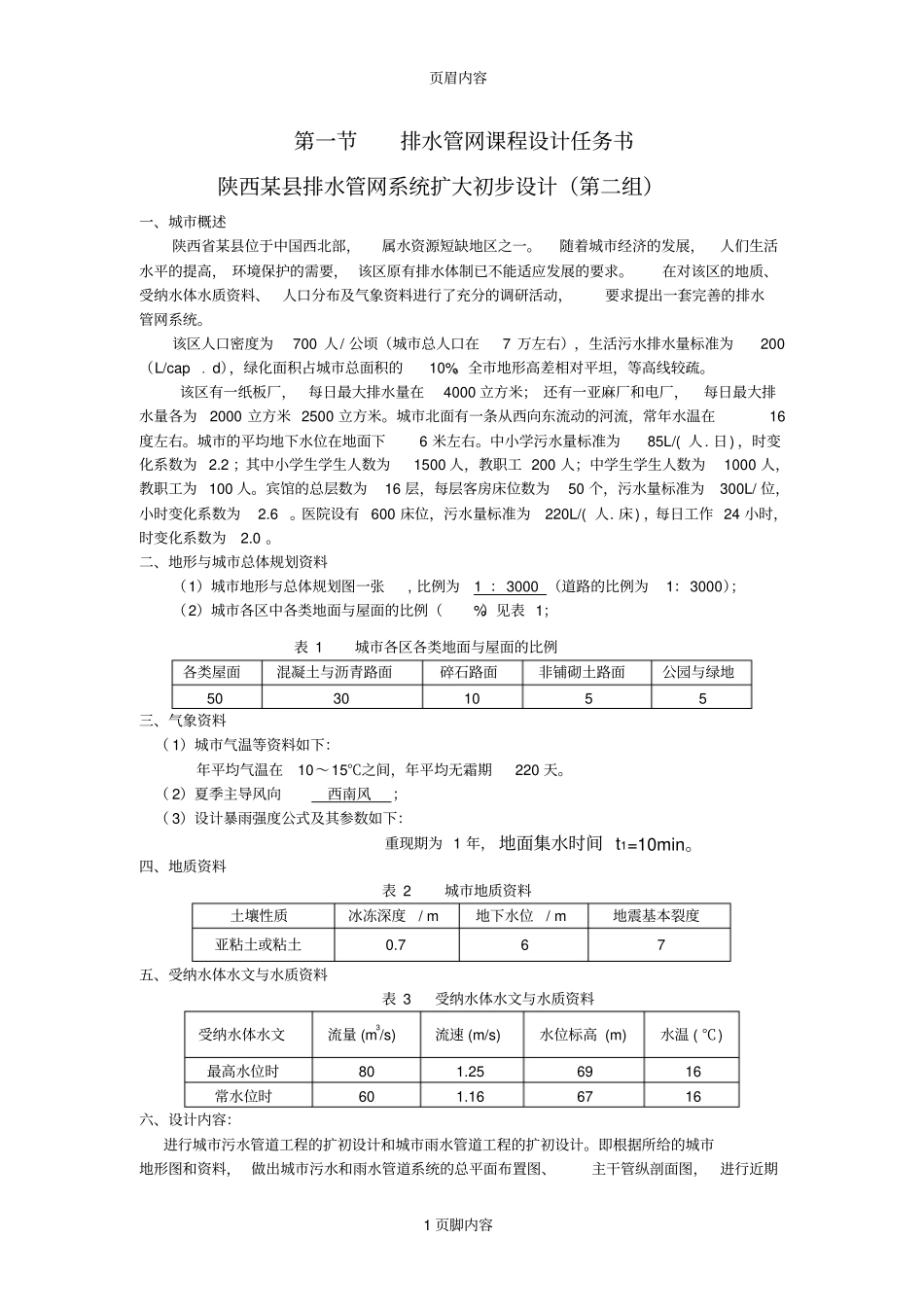 管道工程计算书二套方案_第1页