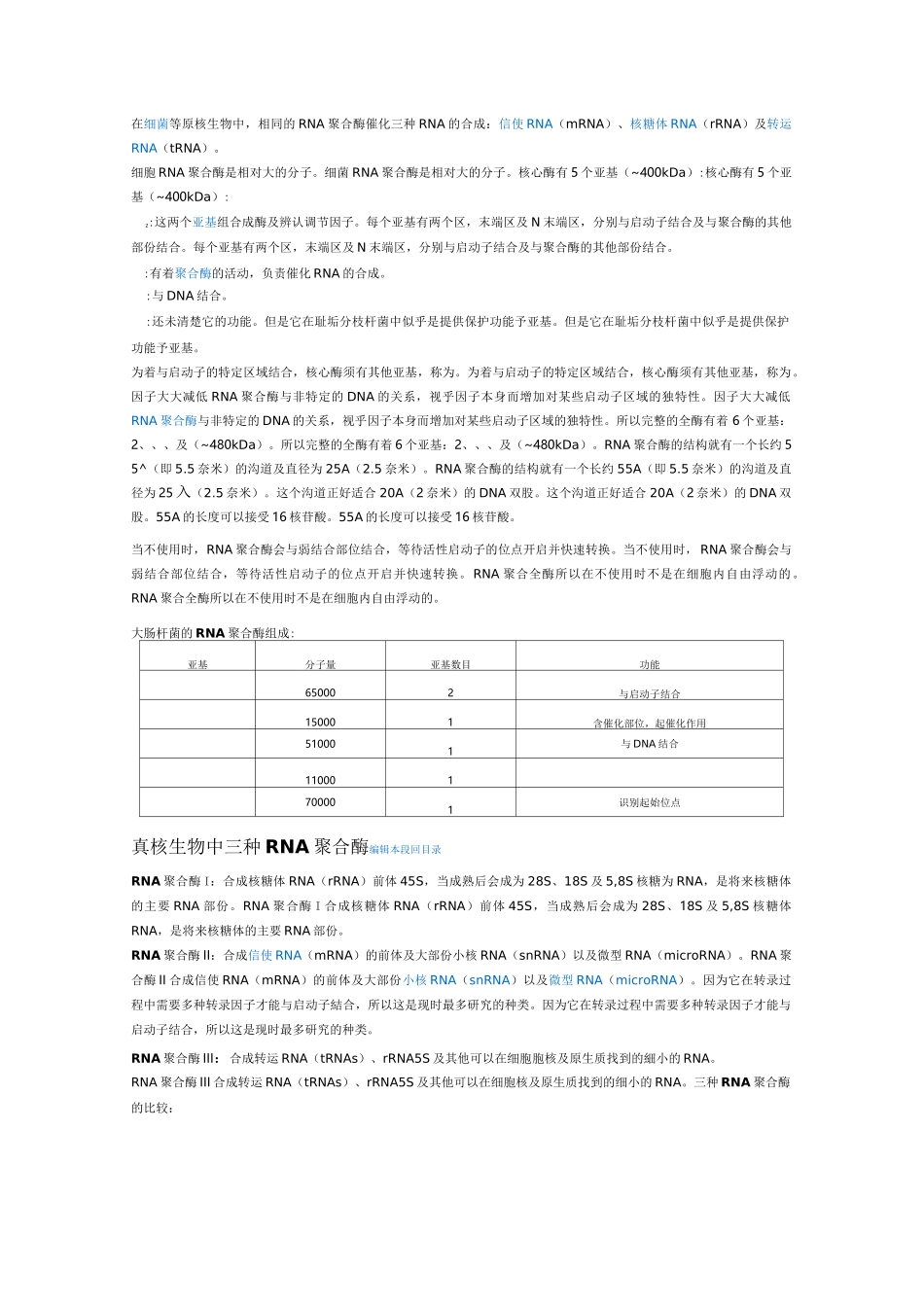 RNA聚合酶_第1页