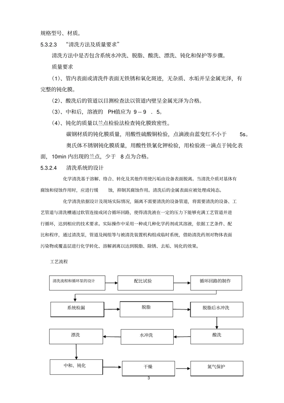 管道脱脂和化学清洗专项方案审核指引_第3页