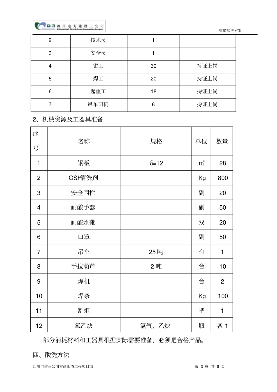 管道酸洗方案_第3页