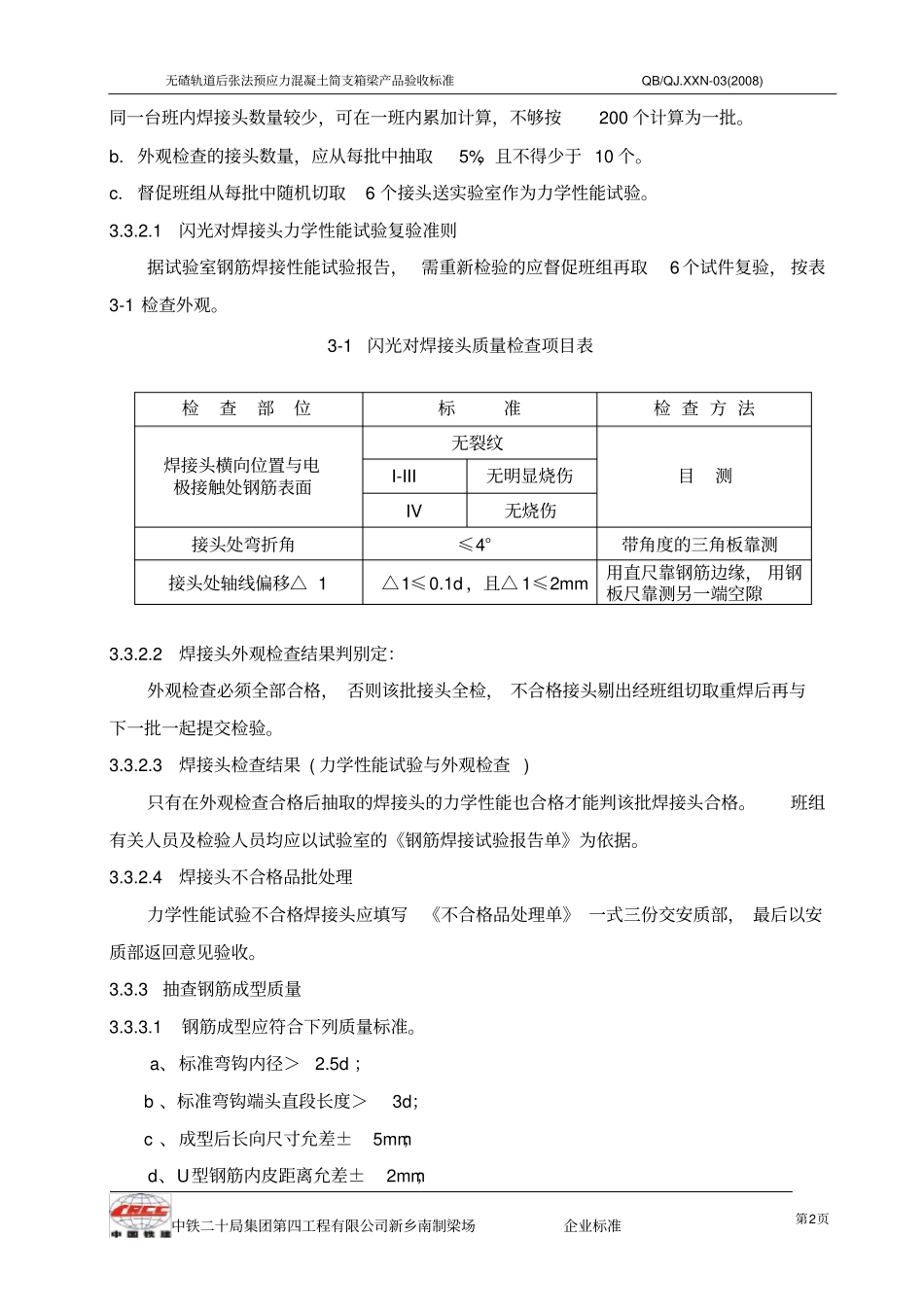 箱梁产品验收标准_第2页