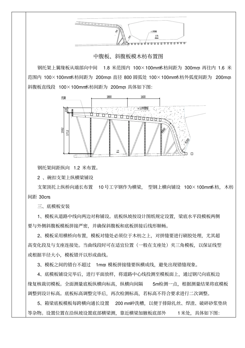 箱梁模板安装及拆除技术交底三级概要_第2页