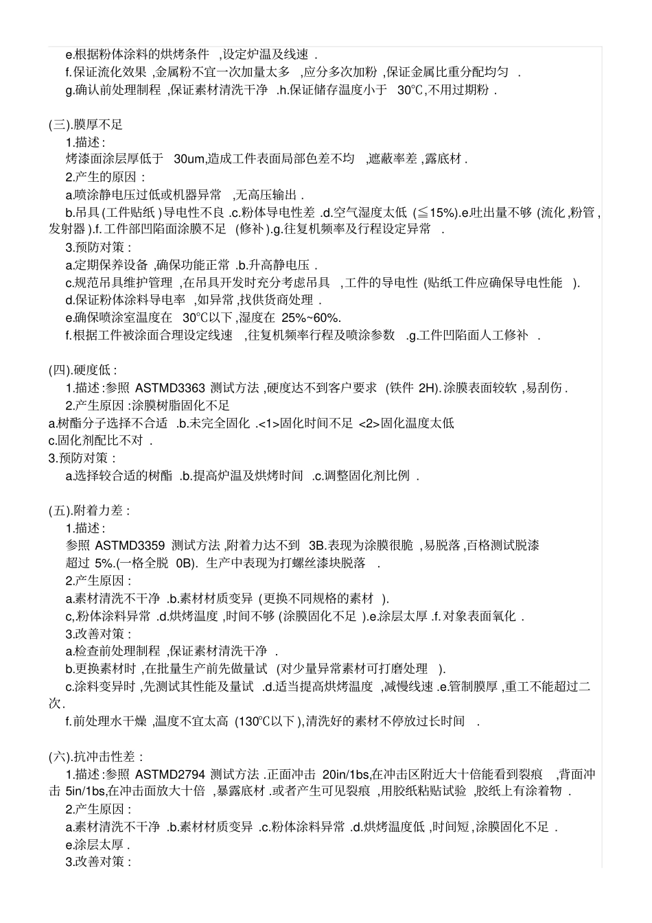 粉体涂装不良原因分析与改善对策精_第2页