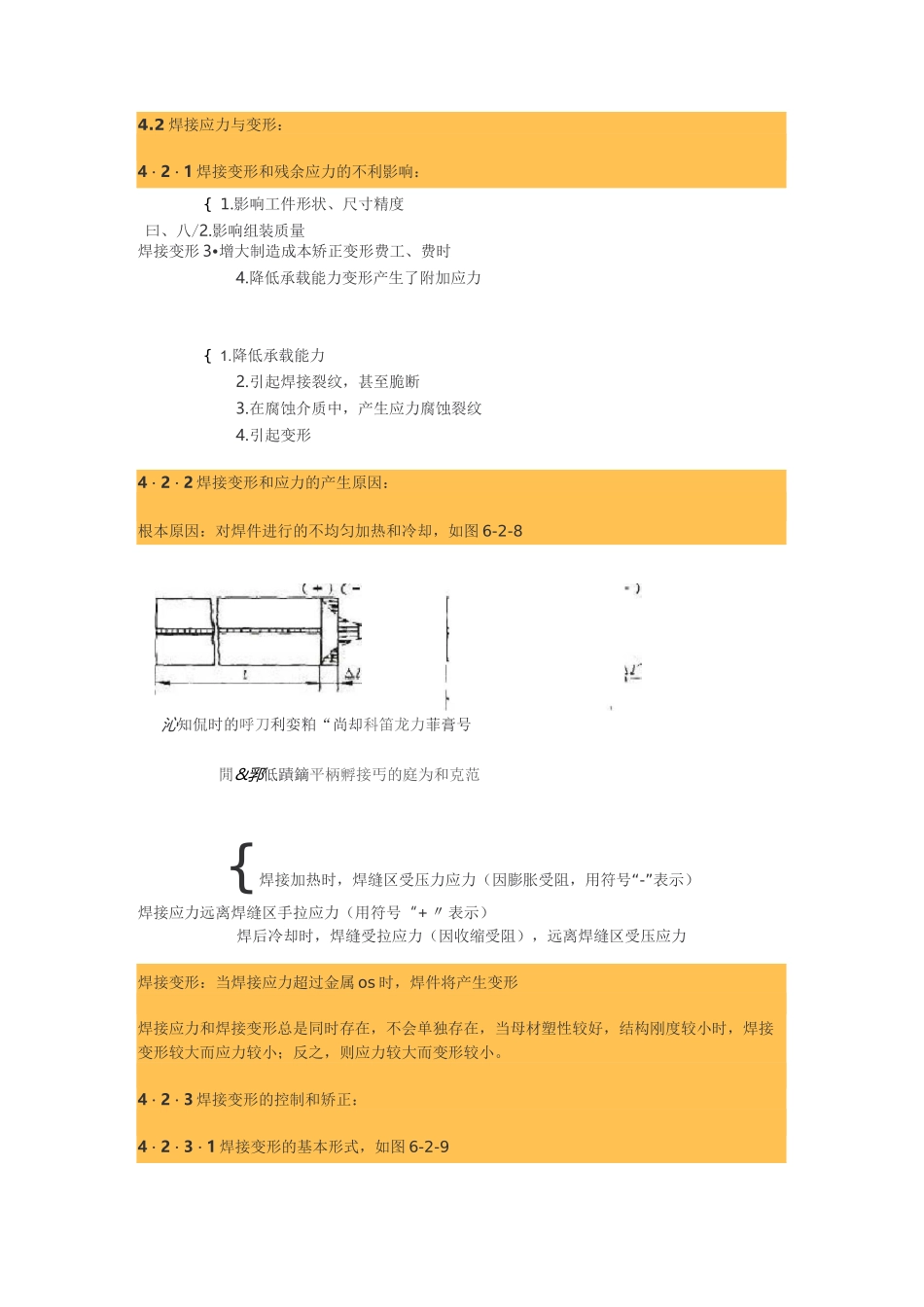 焊接应力与变形及措施_第1页