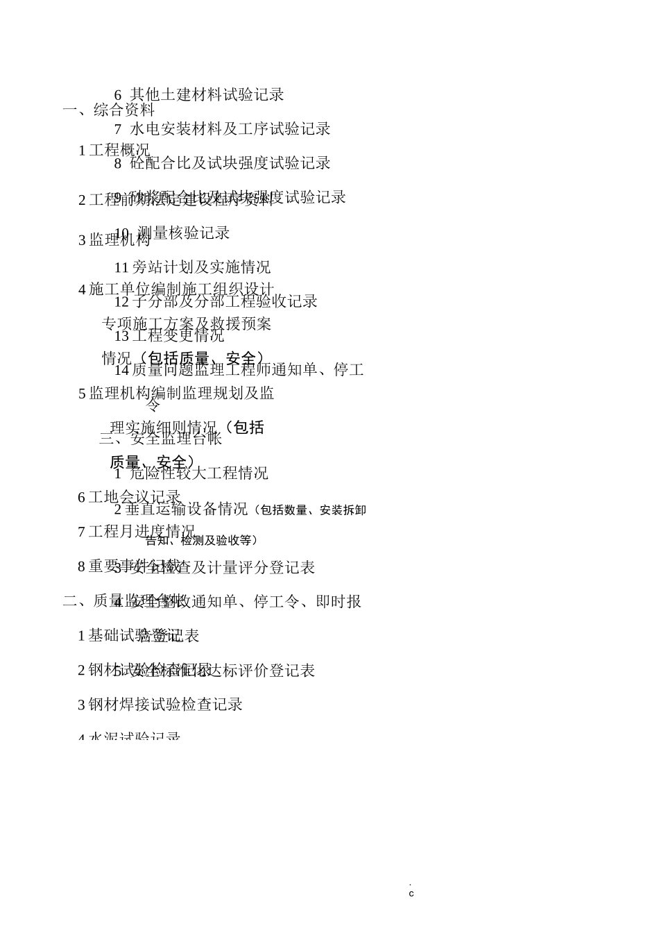 监理部日常管理台账_第2页