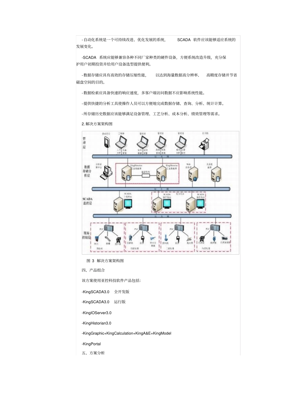 组态王大型污水处理厂SCADA系统解决方案_第3页