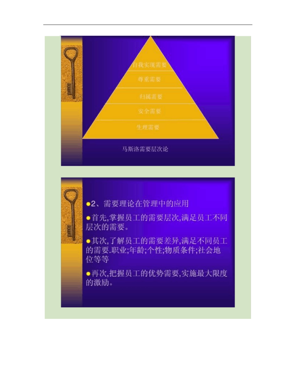 组织行为学激励理论及其应用资料_第2页