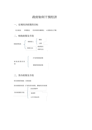 经济学基础概括