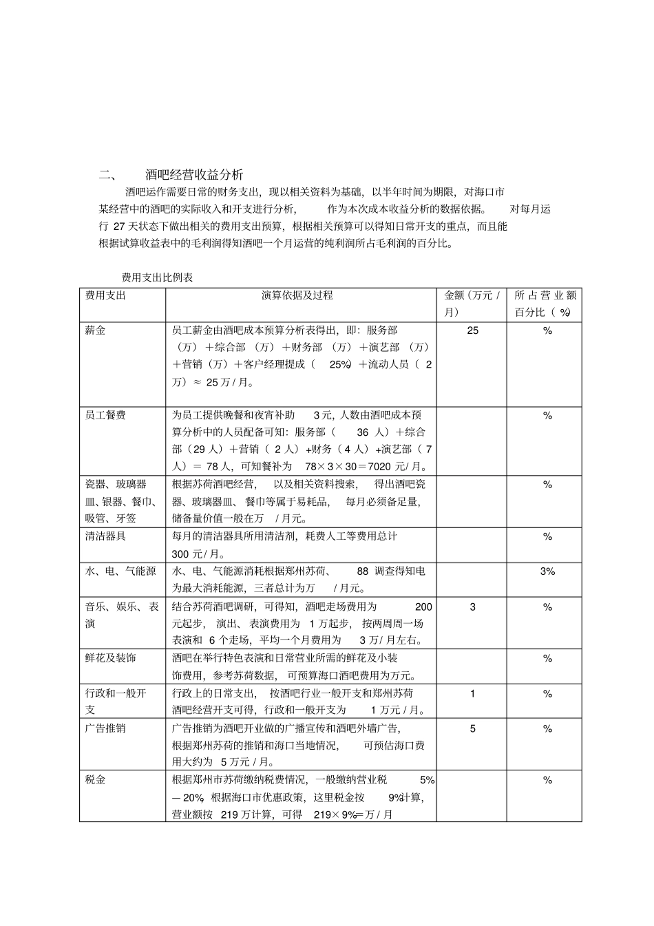 经营酒吧分析_第2页