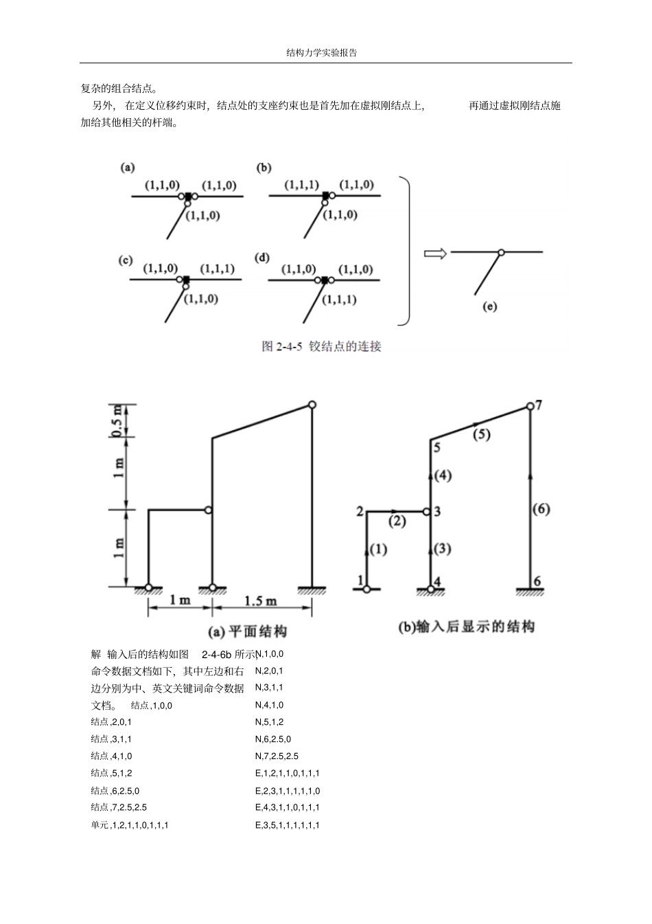 结构力学试验报告模板1讲解_第3页