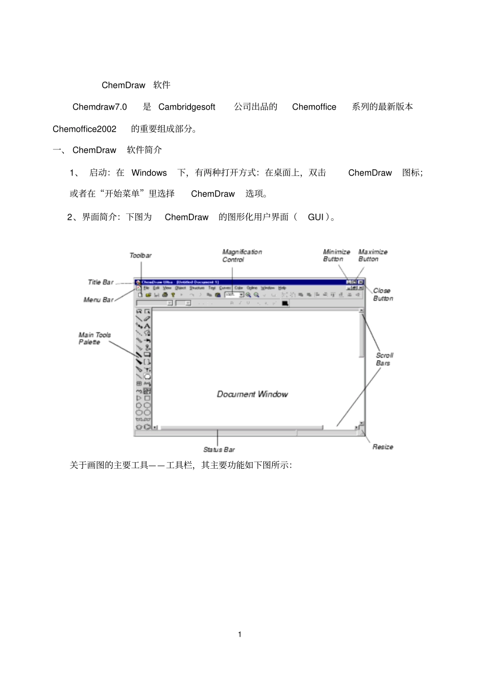 绝对实用chemdraw教程_第1页