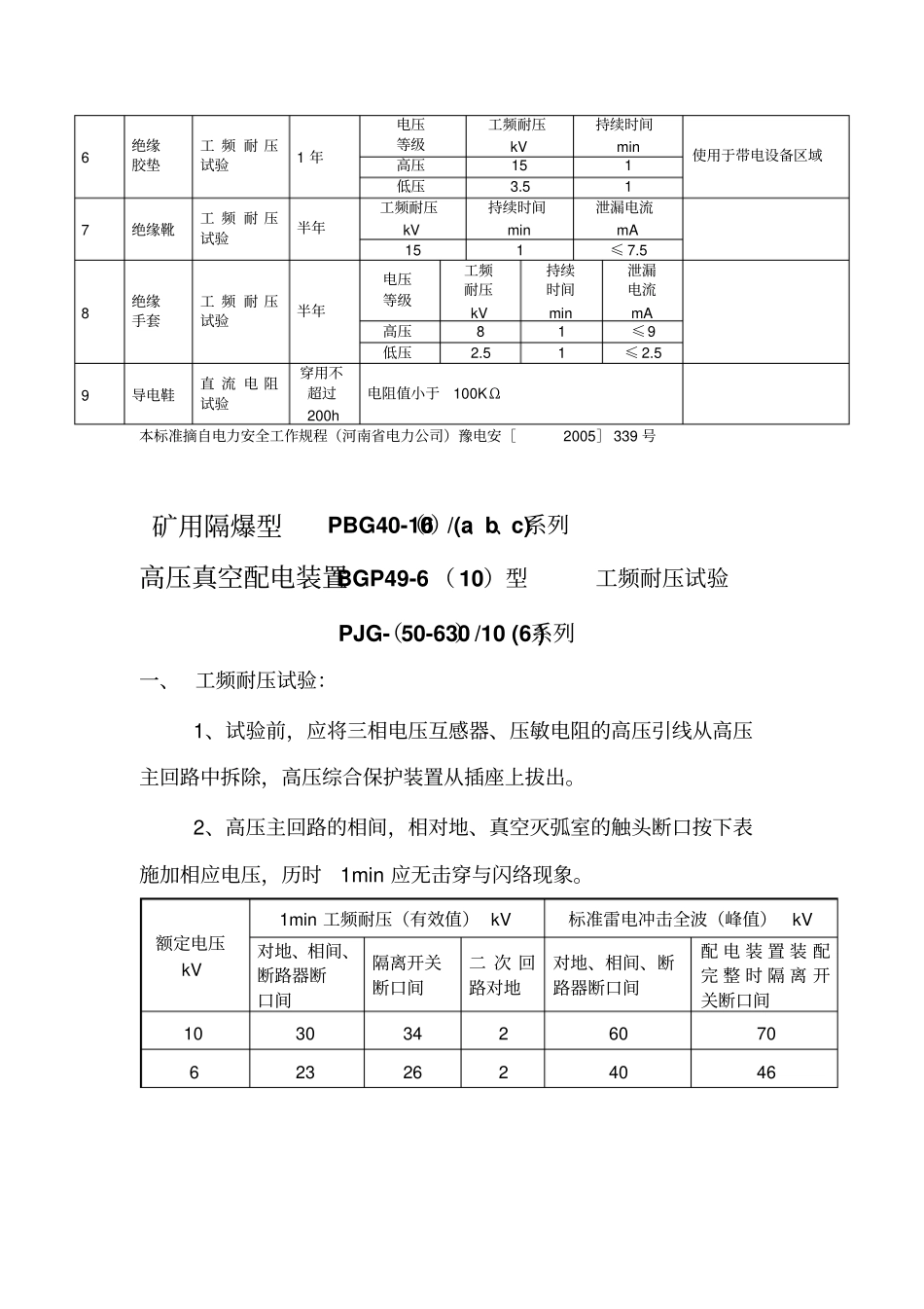 绝缘安全工器具试验项目-周期和要求_第2页