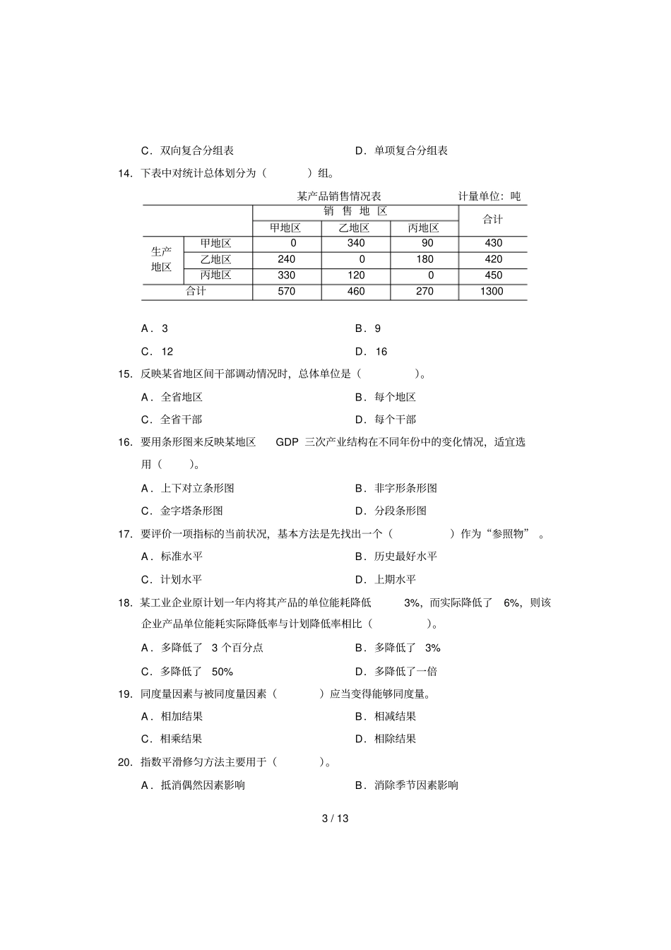 统计专业基础知识和实务_第3页