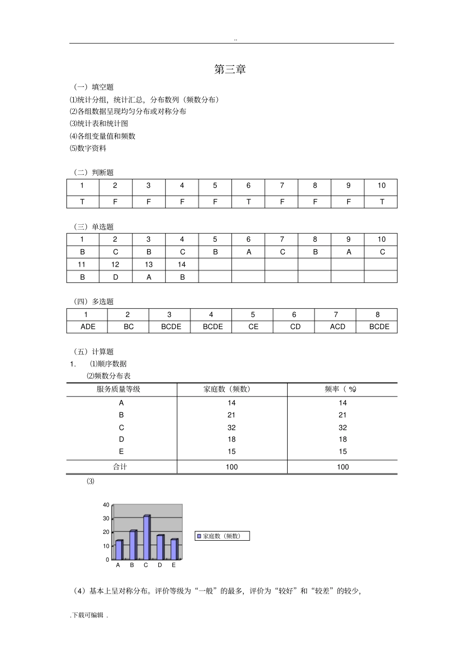 统计学颜泳红郑贵华版课后答案20110修改_第3页