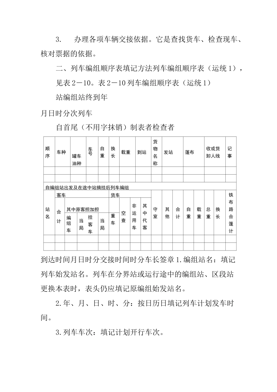 铁路列车编组顺序表_第2页