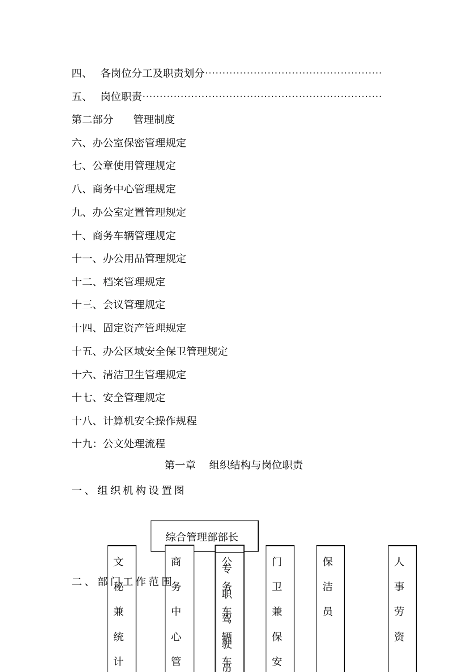 综合管理部内部建设及管理制度_第2页