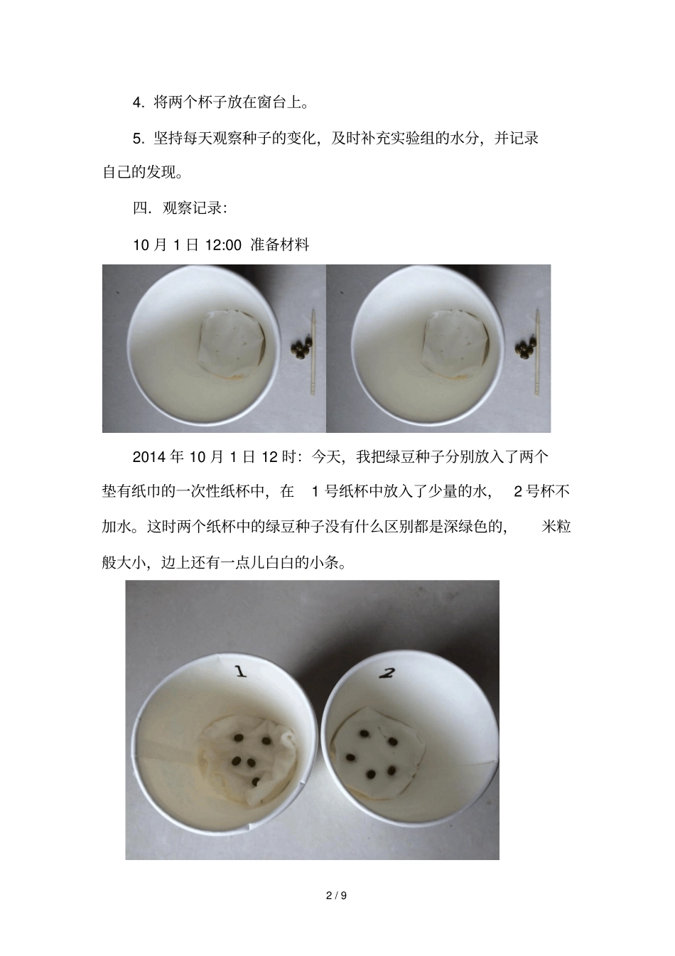 绿豆种子发芽试验报告_第2页