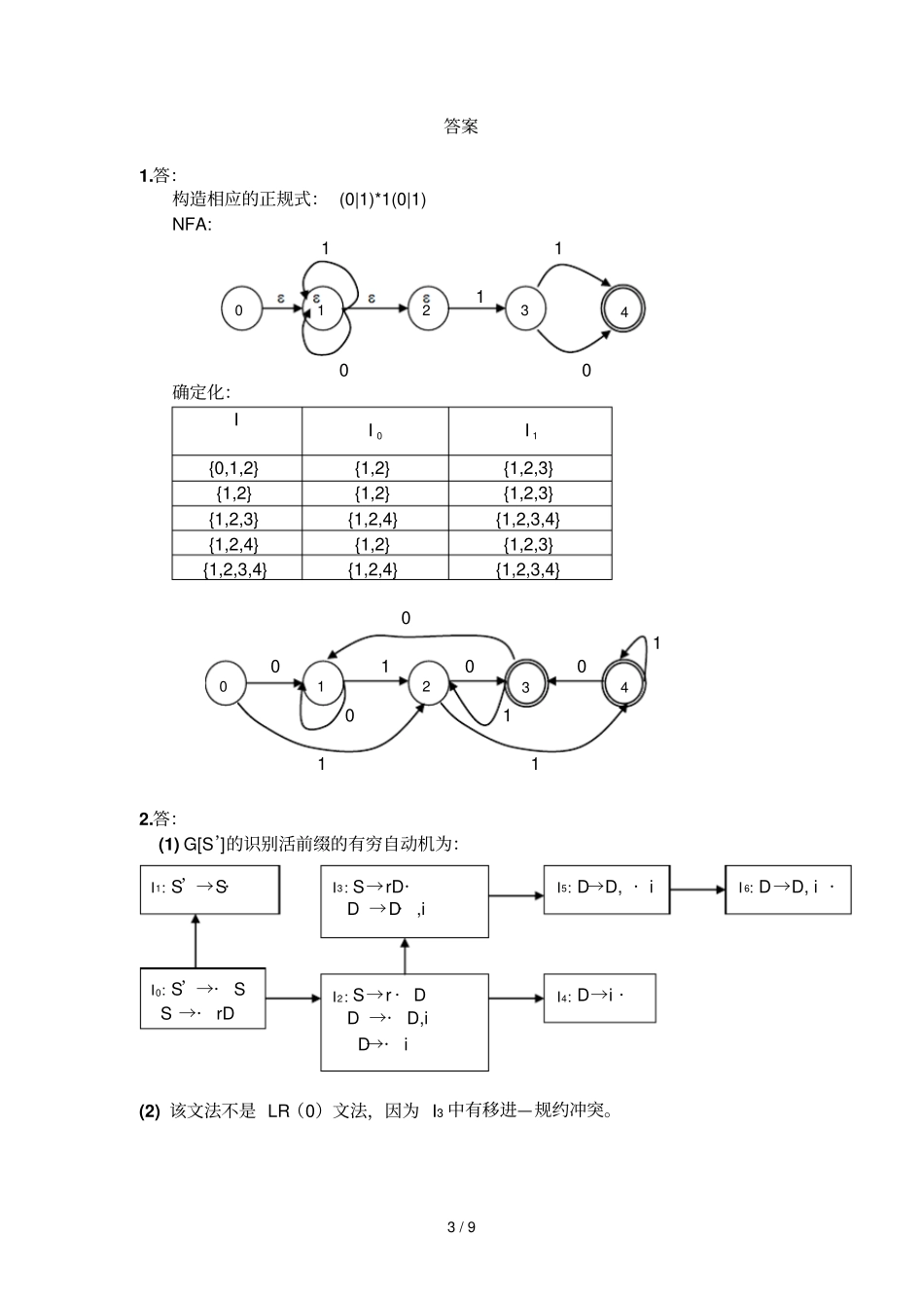 编译原理-试题及参考答案魏国利_第3页