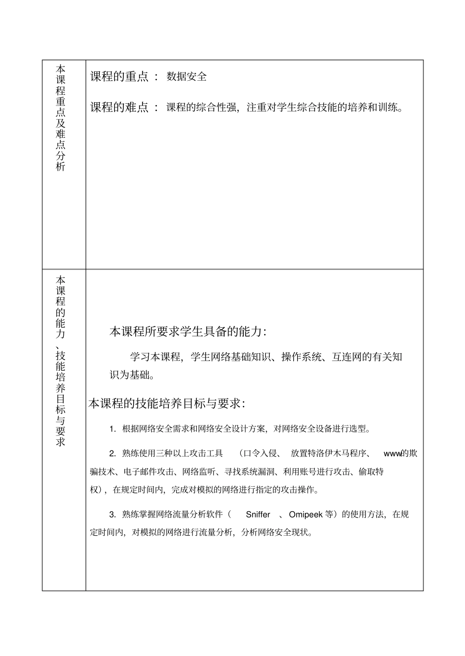 网络安全授课计划_第3页
