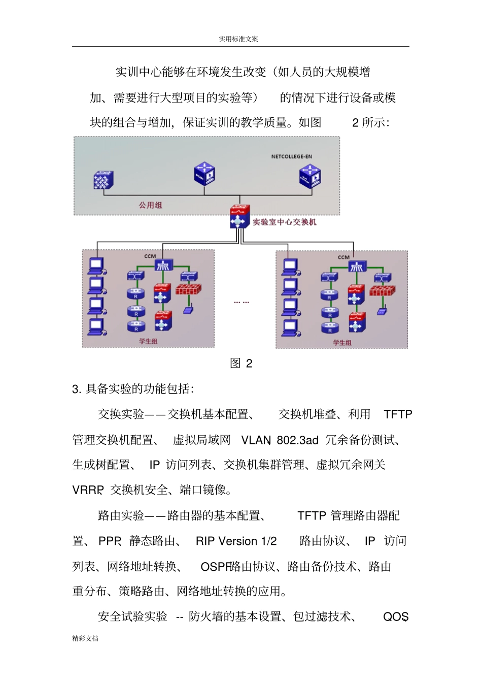 网络实训室建设规划方案设计_第3页