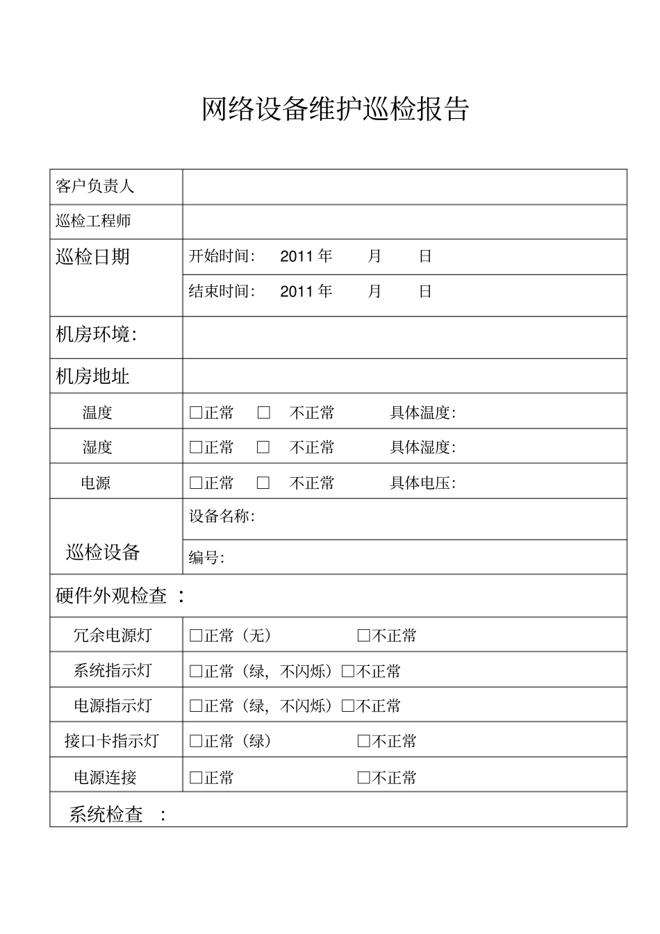 网络设备维护巡检_第1页