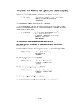 罗斯公司理财原书第七版全套ExcelSolutions38