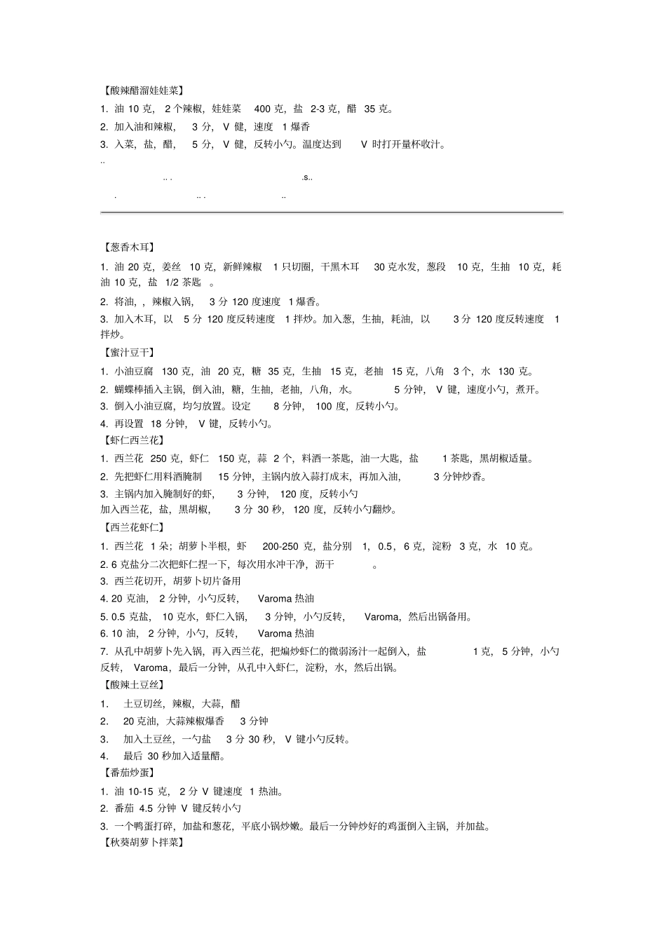 美善品食谱-家常菜类_第3页